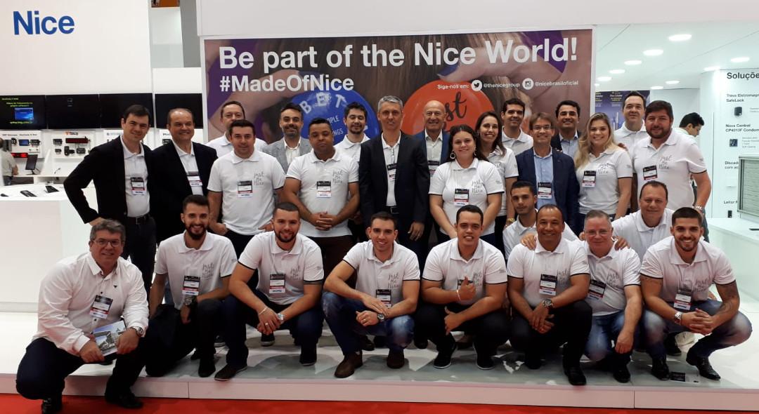 The Nice stand in Brazil one of the most visited at Exposec 2018