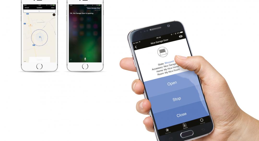 Nice Now Compatible With Apple Hot, Garage Door Apps For Iphone